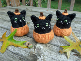 Pumpkin Kitty Amigurumi