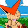 Victini enjoying macaroons
