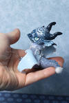 Frost Dragon OOAK miniature art doll by SweetSign