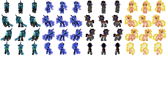 MLP Antagonists Sprites for RPG Maker MV (updated)