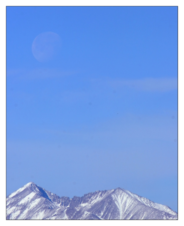 Moon and Mountains