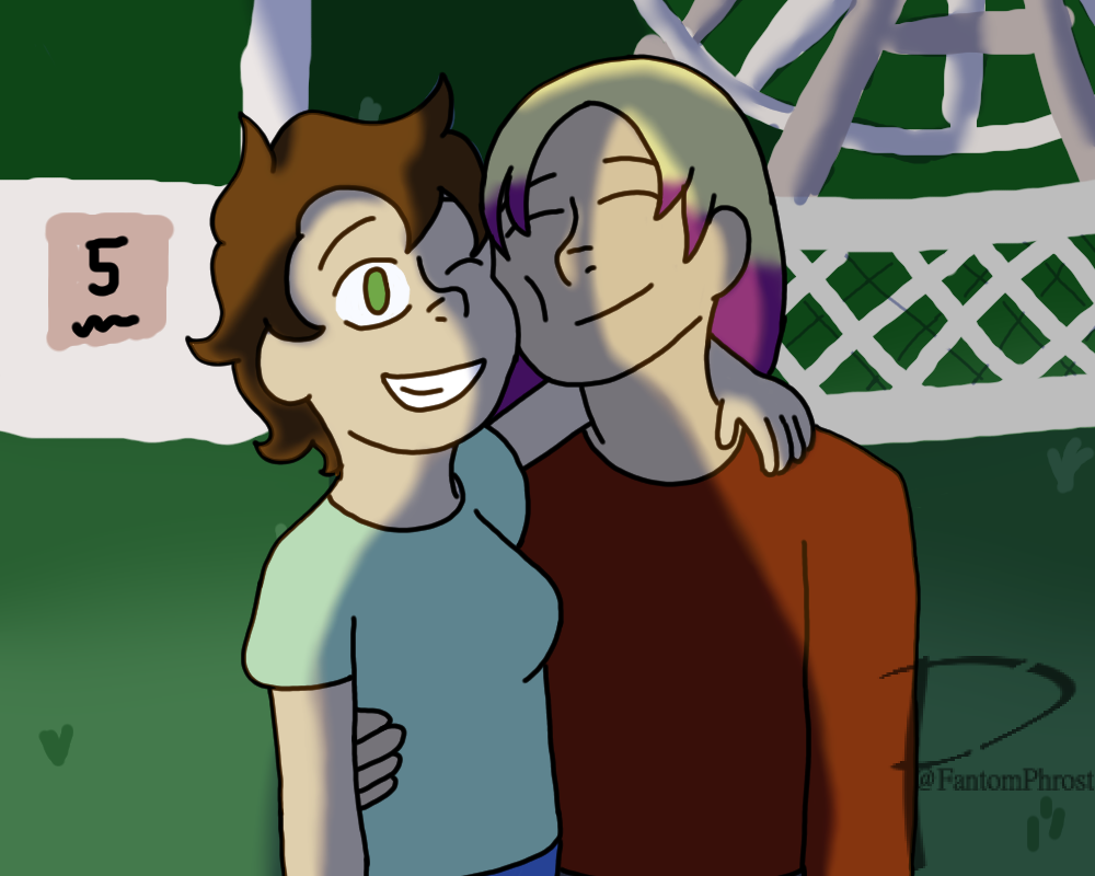 Side hug by Fantom-Phrost on DeviantArt Side hug by Fantom-Phrost on DeviantArt