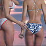 Behind