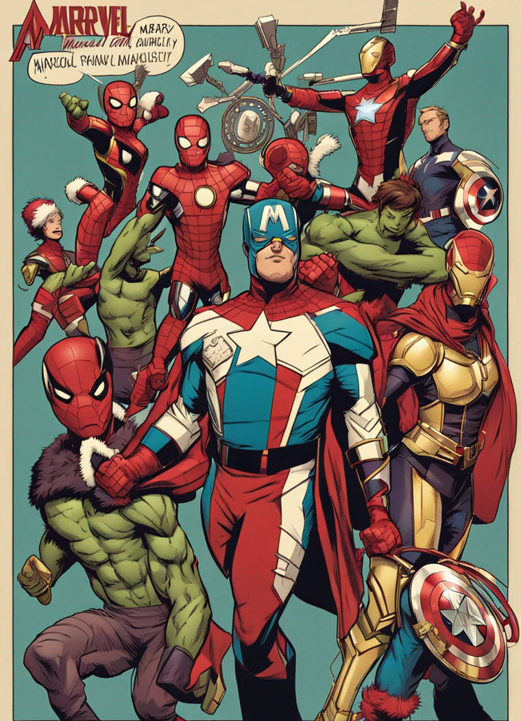 Merry Marvel Marching Society by DMD1010 on DeviantArt