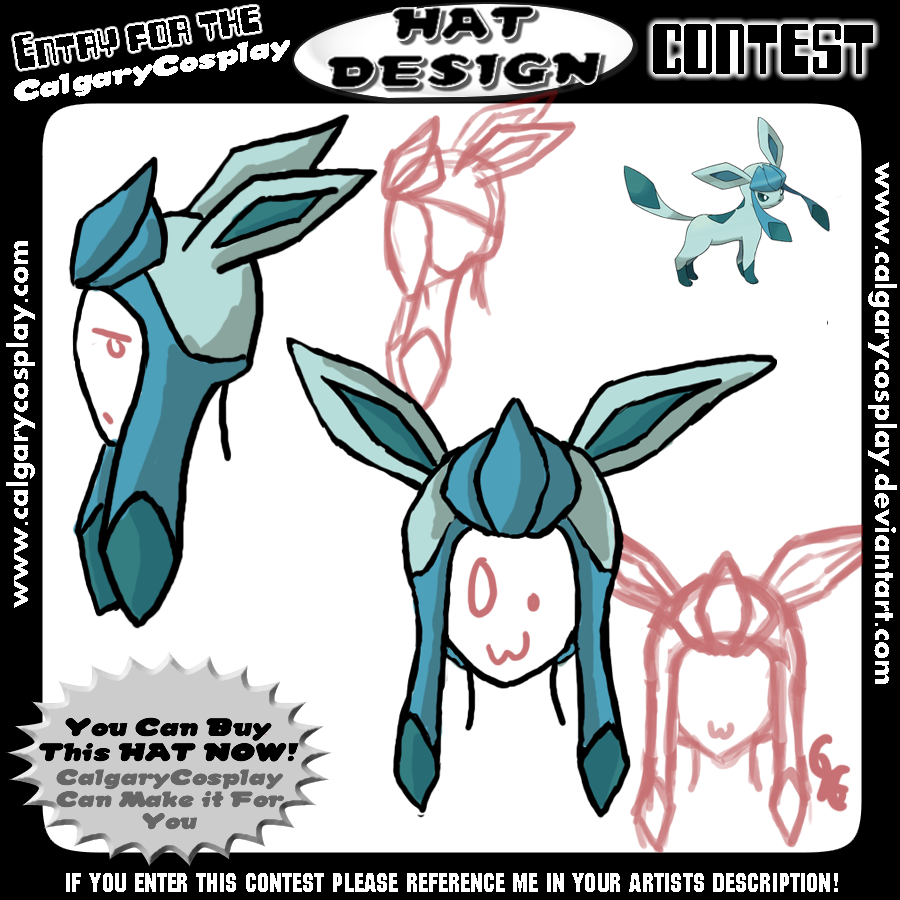 Hat Design 1: Glaceon