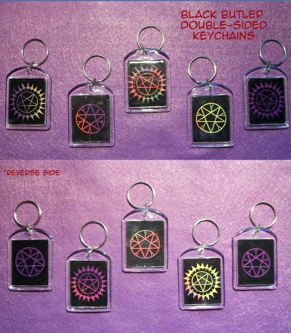 Black Butler Keychain by PracticallyGeeky on DeviantArt