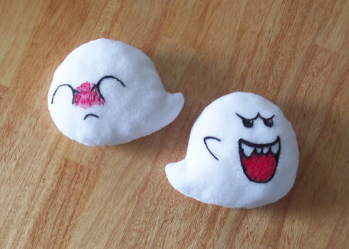 Double-sided Boo Plushies!