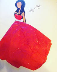 Lady in red - Dress design