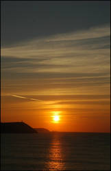 Sunset Over Polzeath