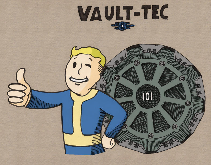 Vault-Tec Wallpaper by KalliBrown on DeviantArt Vault-Tec Wallpaper by KalliBrown on DeviantArt