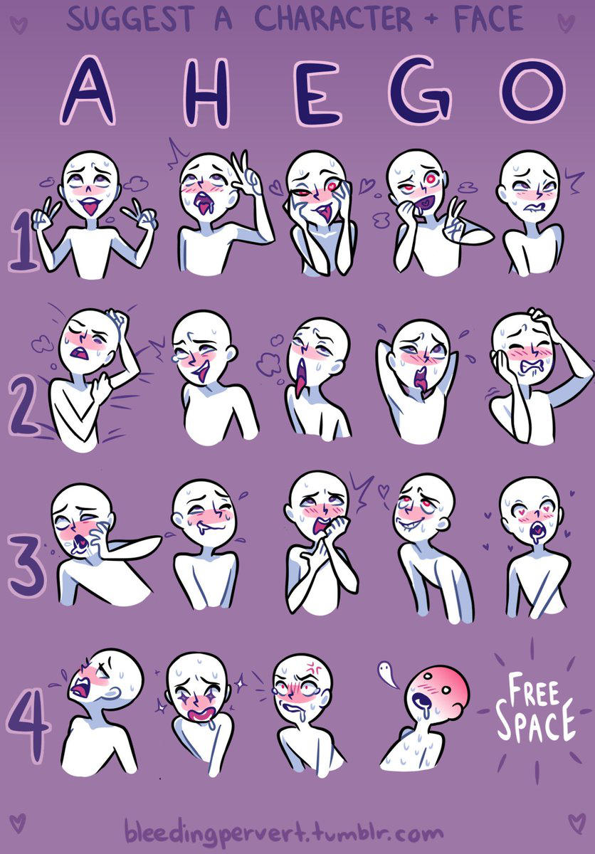 NSFW Expression YCH On Hold by TicTacToon on DeviantArt