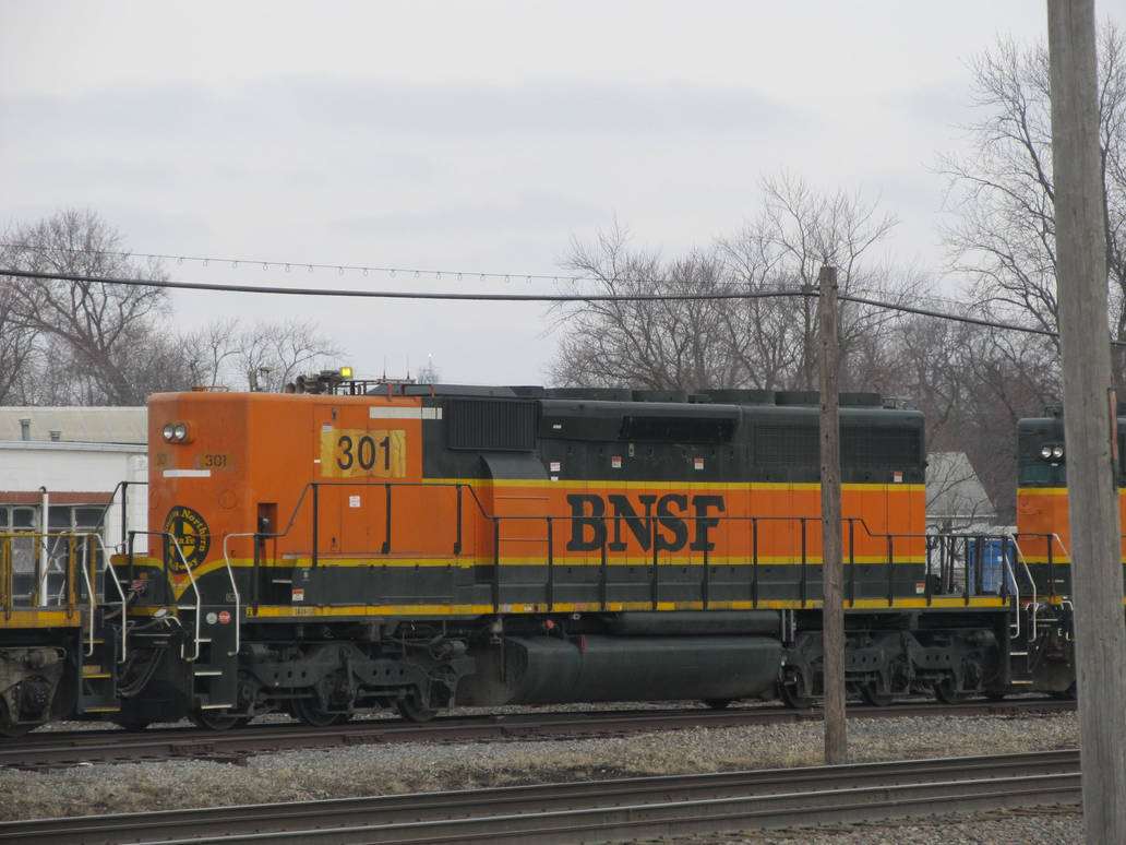 B unit Sd40-2B BNSF 301 by traingirl36 on DeviantArt