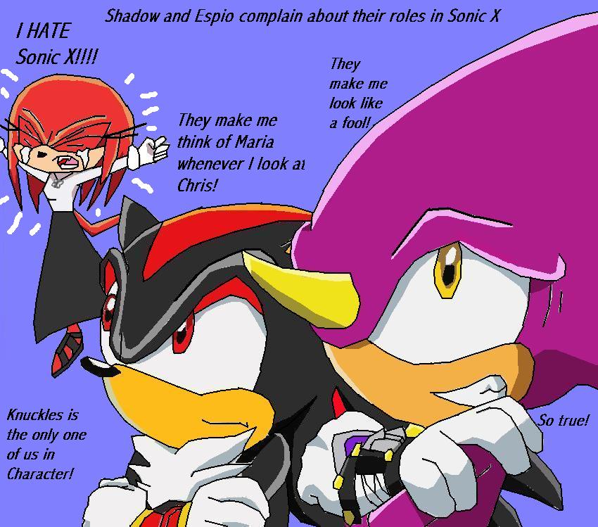 Shadow N Espio Discuss SonicX