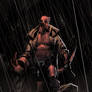 Hellboy in the Rain