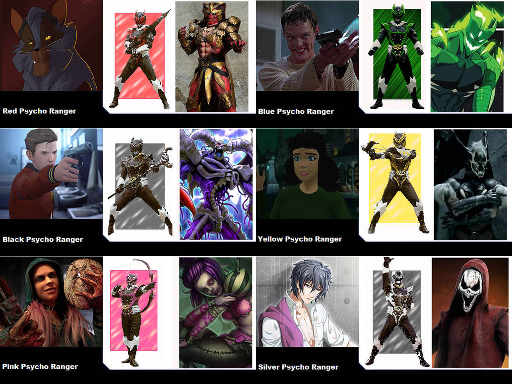 The Legion are Psycho Rangers by zz21 on DeviantArt
