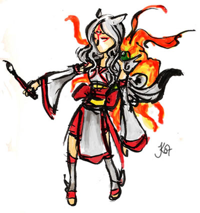 Okami: Amaterasu Human Form