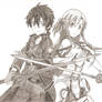 Kirito and Asuna - Sword Art Online