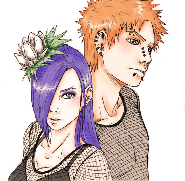 Pein and konan