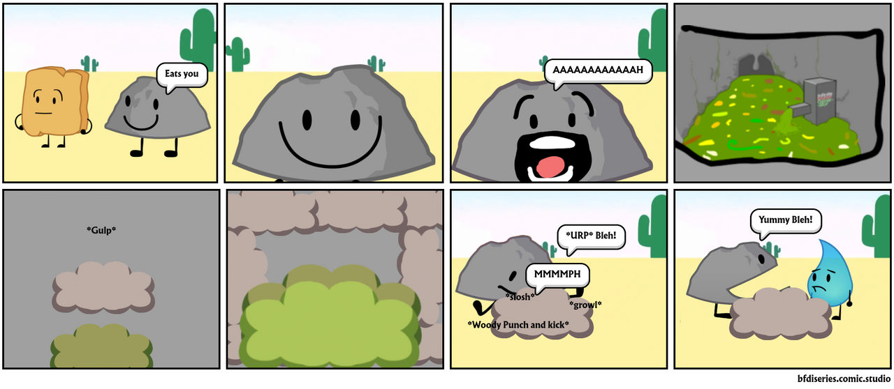 (BFDI/BFB) Rocky vore woody comic by 2000windowshakejoj on DeviantArt