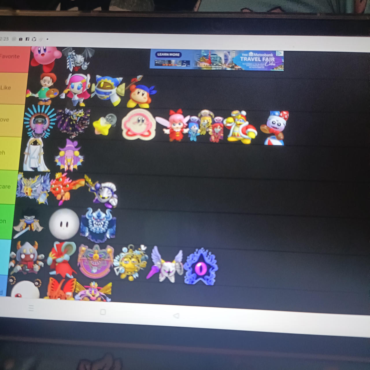 Kirby Games Tiermaker List by alditoquerido on DeviantArt