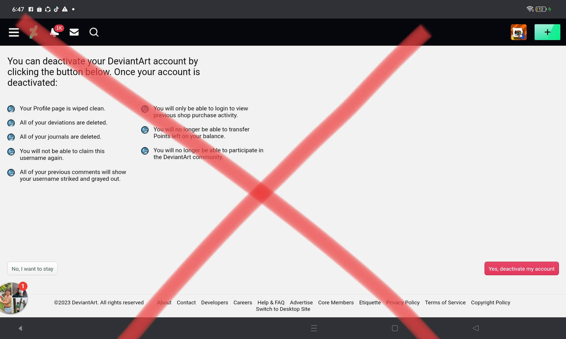 Deactivate your account Rants in read description by 2000windowshakejoj ...