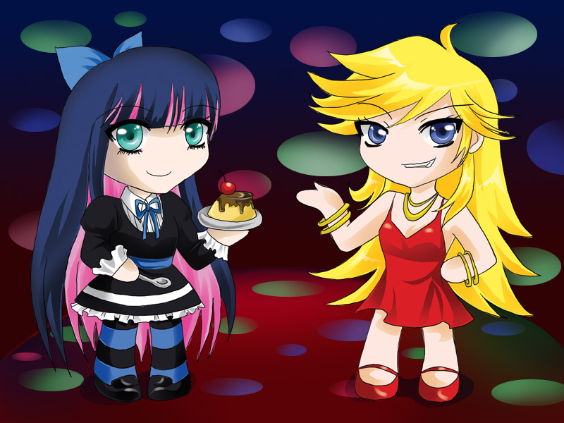 Panty and Stocking Chibis by MelfinaCosplay