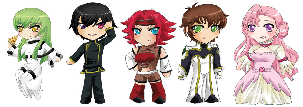 Codex Chibi Code Geass Chibis by KurgenLagann on DeviantArt