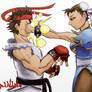 Chun-Li. Ryu. Pow.