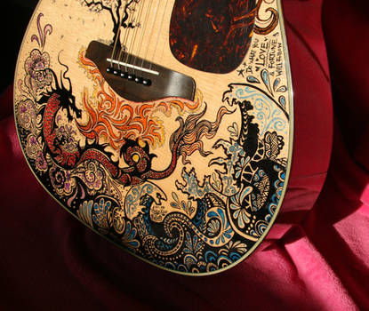 Guitar Front Bottom by vivsters