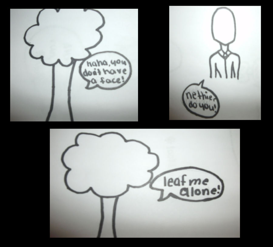 Slender man and the Tree by BrookeLuvsTouhou on DeviantArt