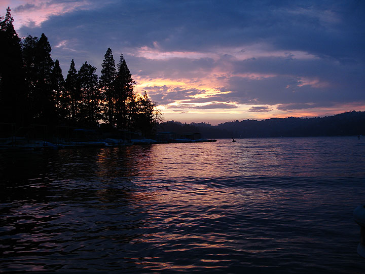 Lake Arrowhead sunset