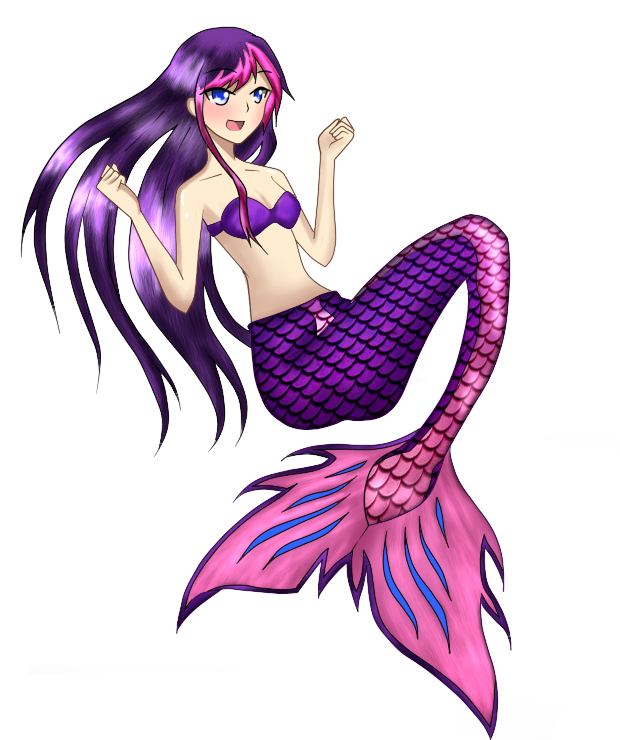 Purple Mermaid By Neiru Kun On Deviantart
