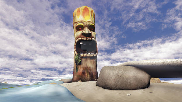 Tiki Pole 1