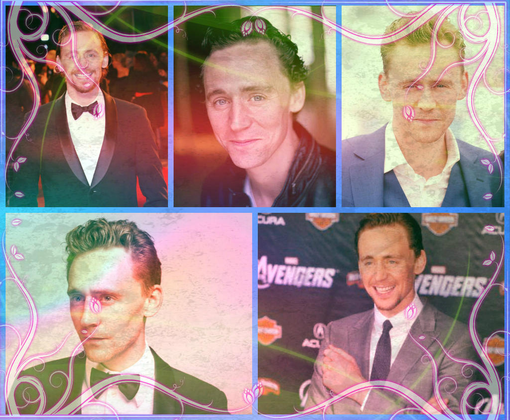 tom hiddleston collage