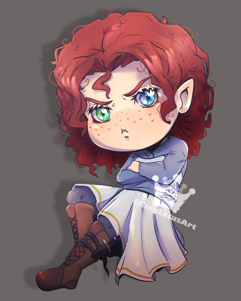 Grumpy Chibi Commission by King-Lotus on DeviantArt