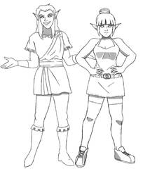 Puck and Cyra Height Comparison