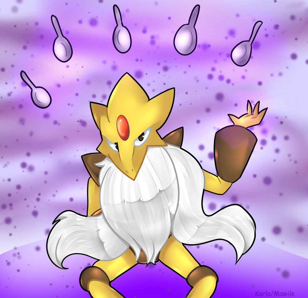 Mega Alakazam by Maxconnery on DeviantArt