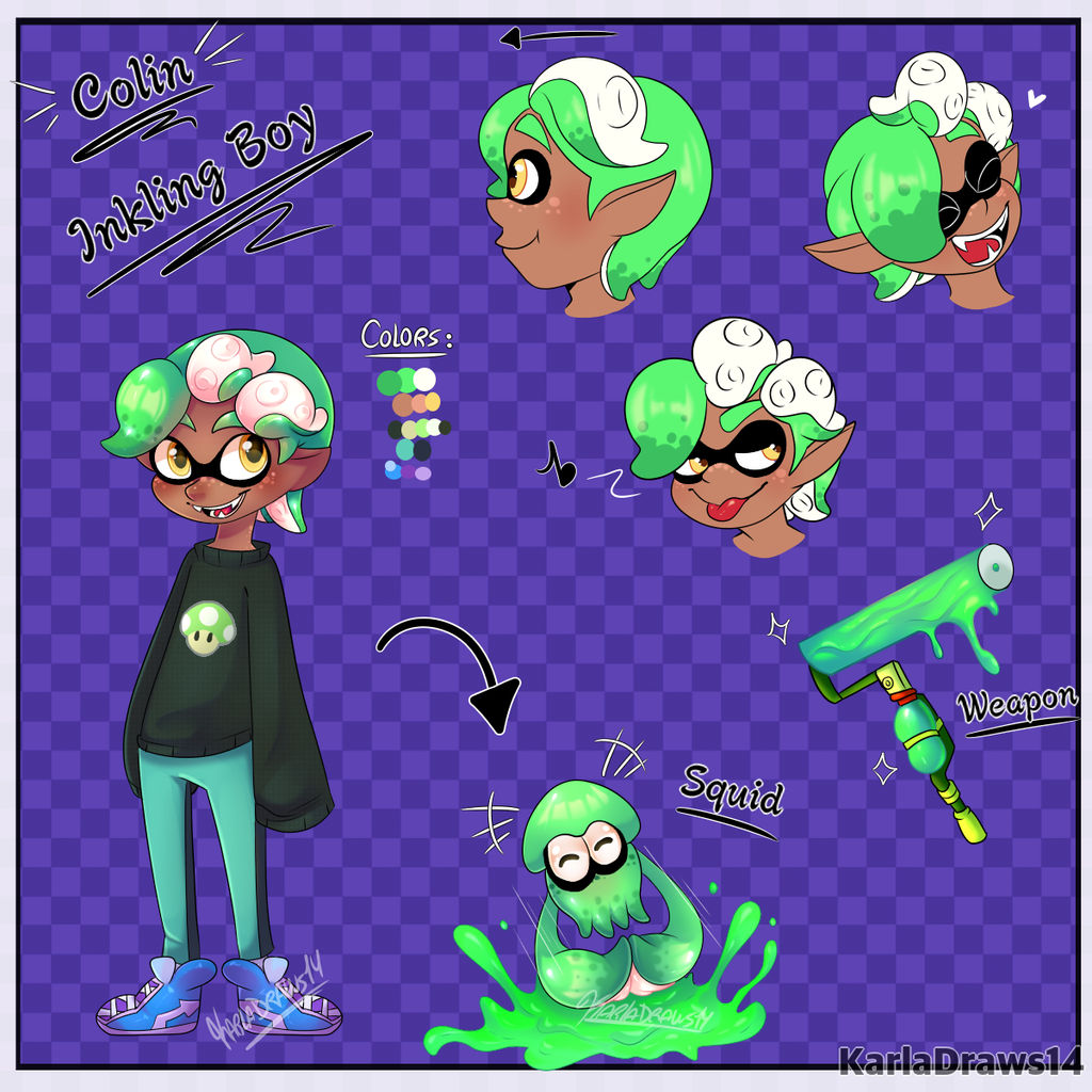 Splatoon Ocs + Redesign by KarlaDraws14 on DeviantArt