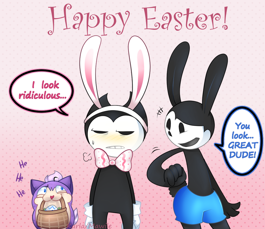 Happy easter! by KarlaDraws14