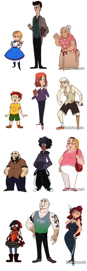 Random Backround Characters Explore the Best Background_character Art | DeviantArt