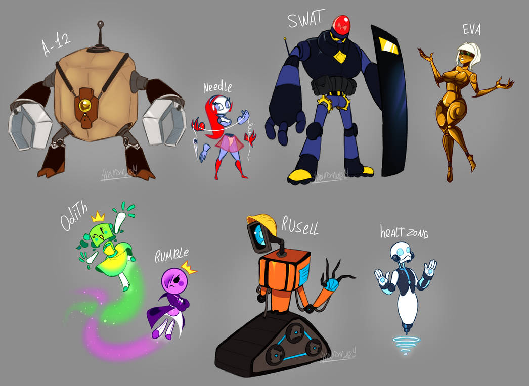 Random Robots by KarlaDraws14 on DeviantArt