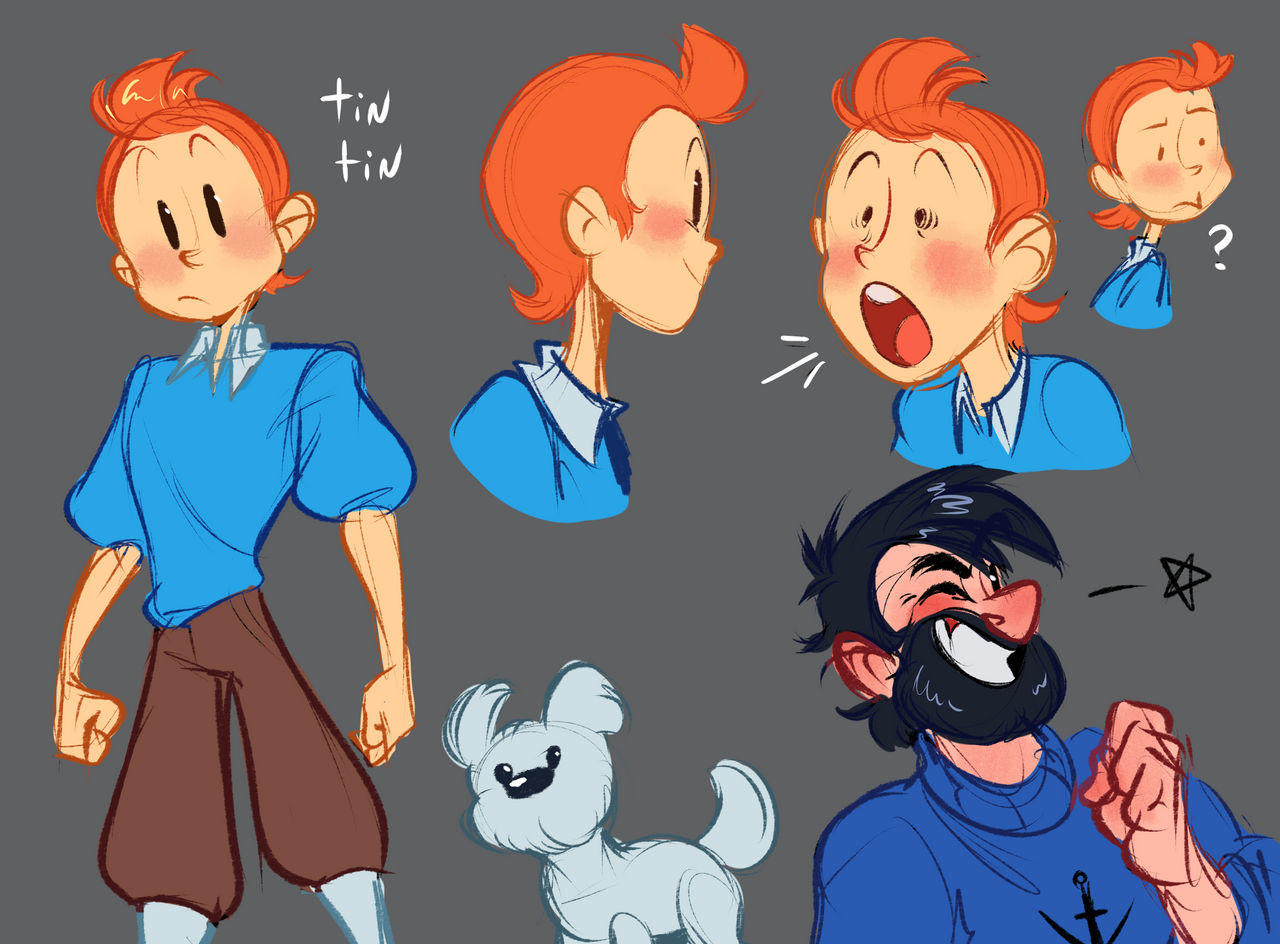 Tintin Deviantart TinTin by KarlaDraws14 on DeviantArt