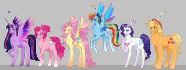 Mane 6 (headcannon)