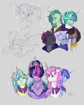 Bad End AU: Story bits.