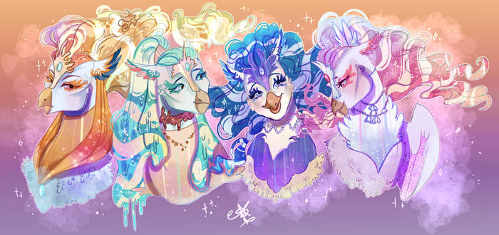 Sparkly Birds