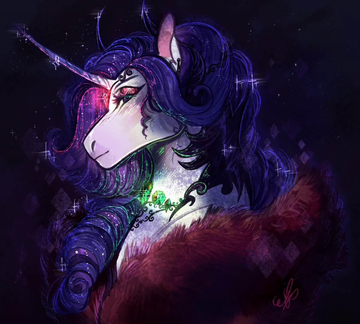 Bad End AU:You should see me in a crown.