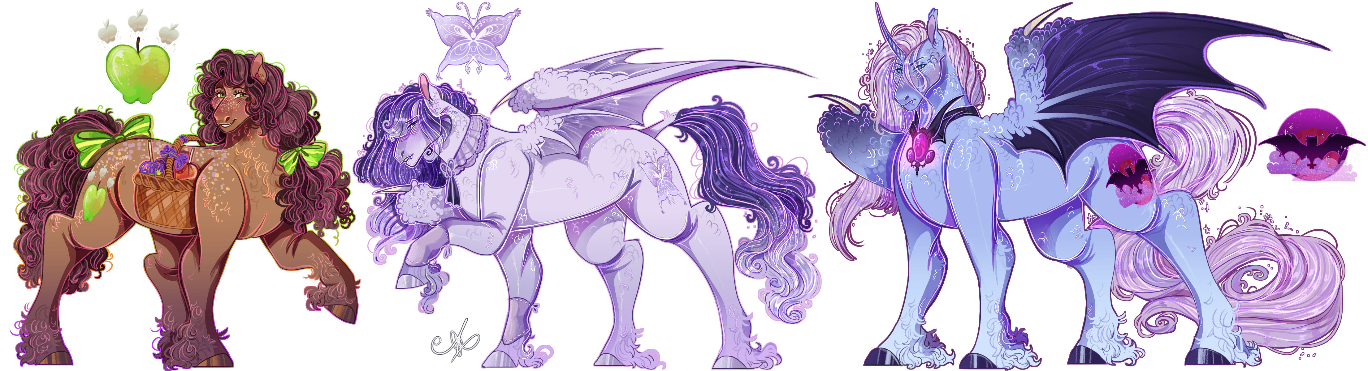 Halloween adopts-Sweet Treat,Pale Ghost Blood Moon