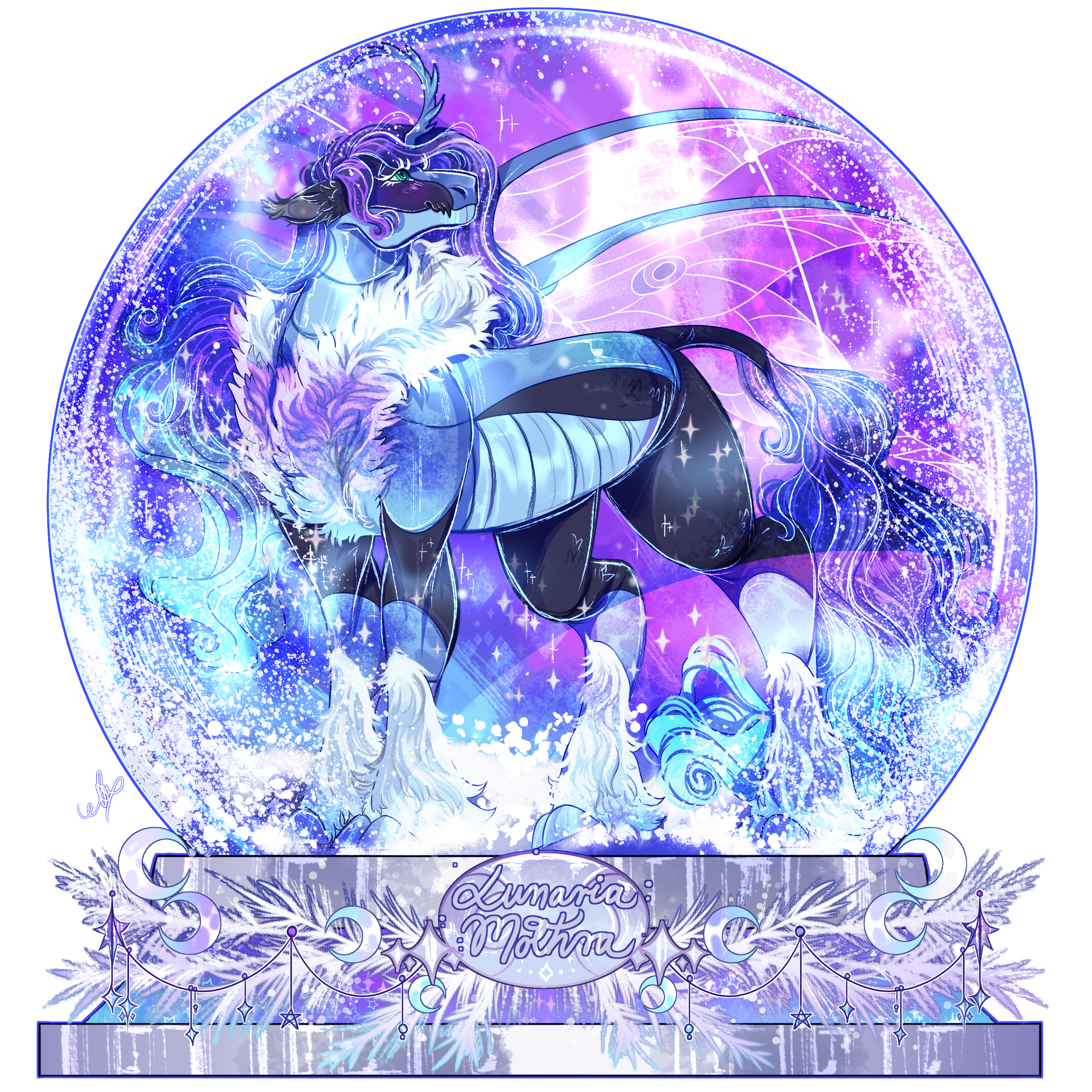 -YCH- Moonlight Aurora.