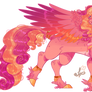 Unicorn Grid- Sunset Princess.