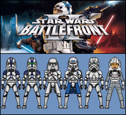 Republic units from Star Wars Battlefront 2 by ABM2020 on DeviantArt
